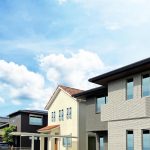 家が立ち並ぶ住宅街